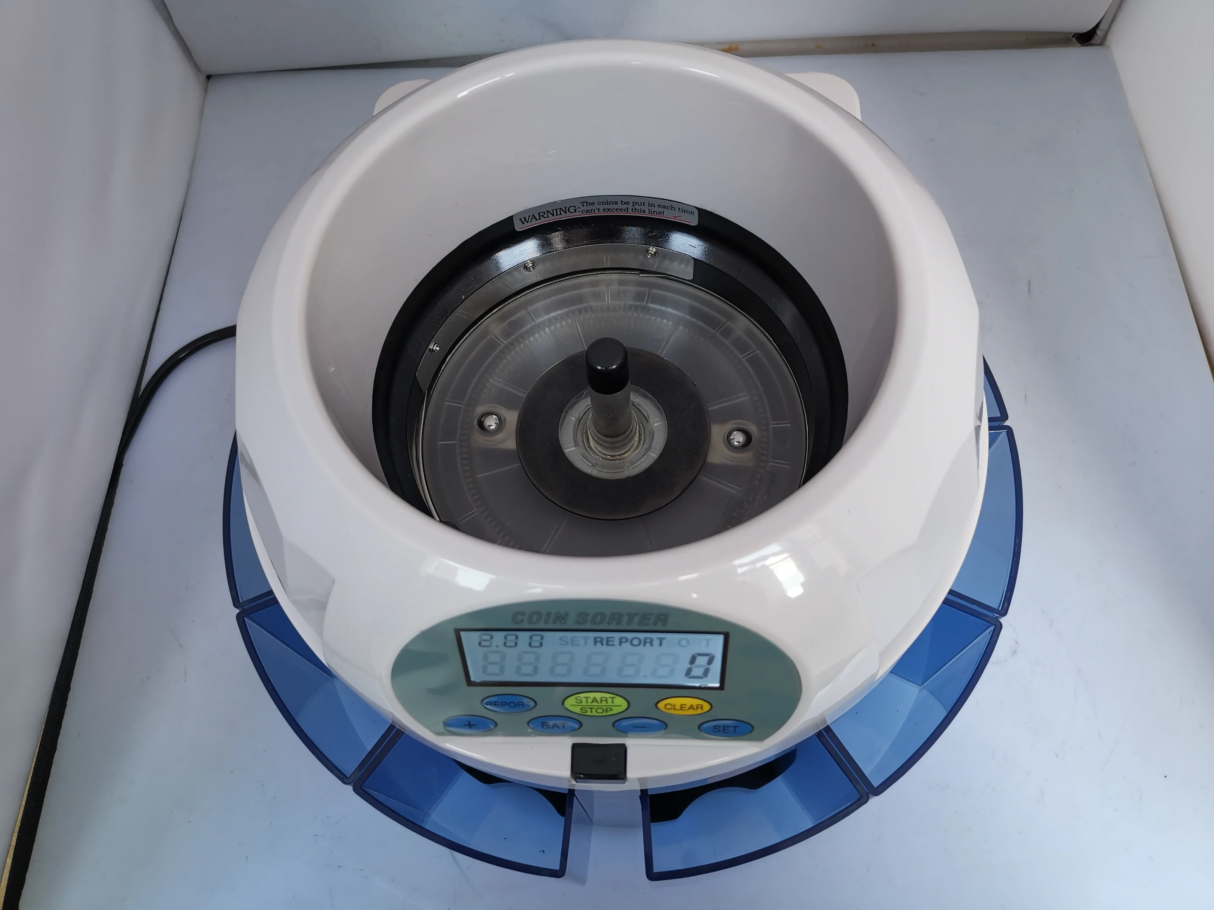 Elektronische muntsorteerder SE-980 hoge snelheid munttelmachine voor de meeste landen