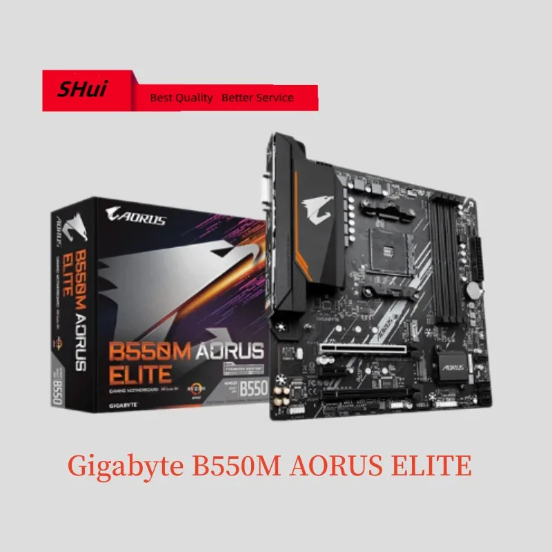 

1pcs Gigabyte B550M AORUS ELITE B550M K B550M DS3H Motherboard Micro-ATX Socket AM4 Series CPU Dual Channel DDR4 SATA3 M.2