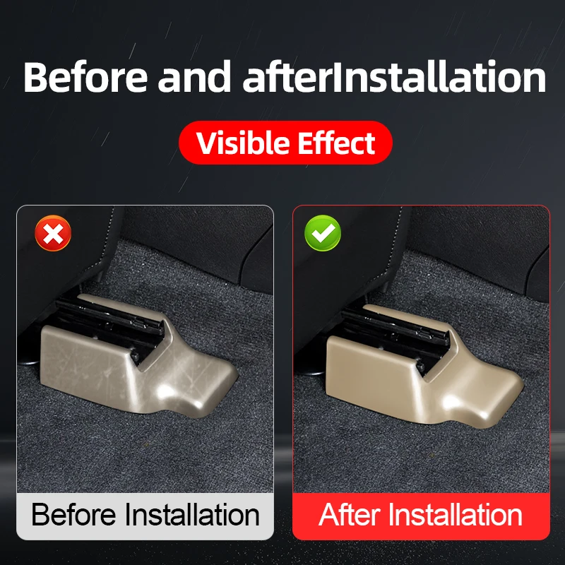 Para lexus lx570 450d assento pista capa protetora interior atualizado acessórios assento guia ferroviário dianteiro e traseiro cobre 2008-2023