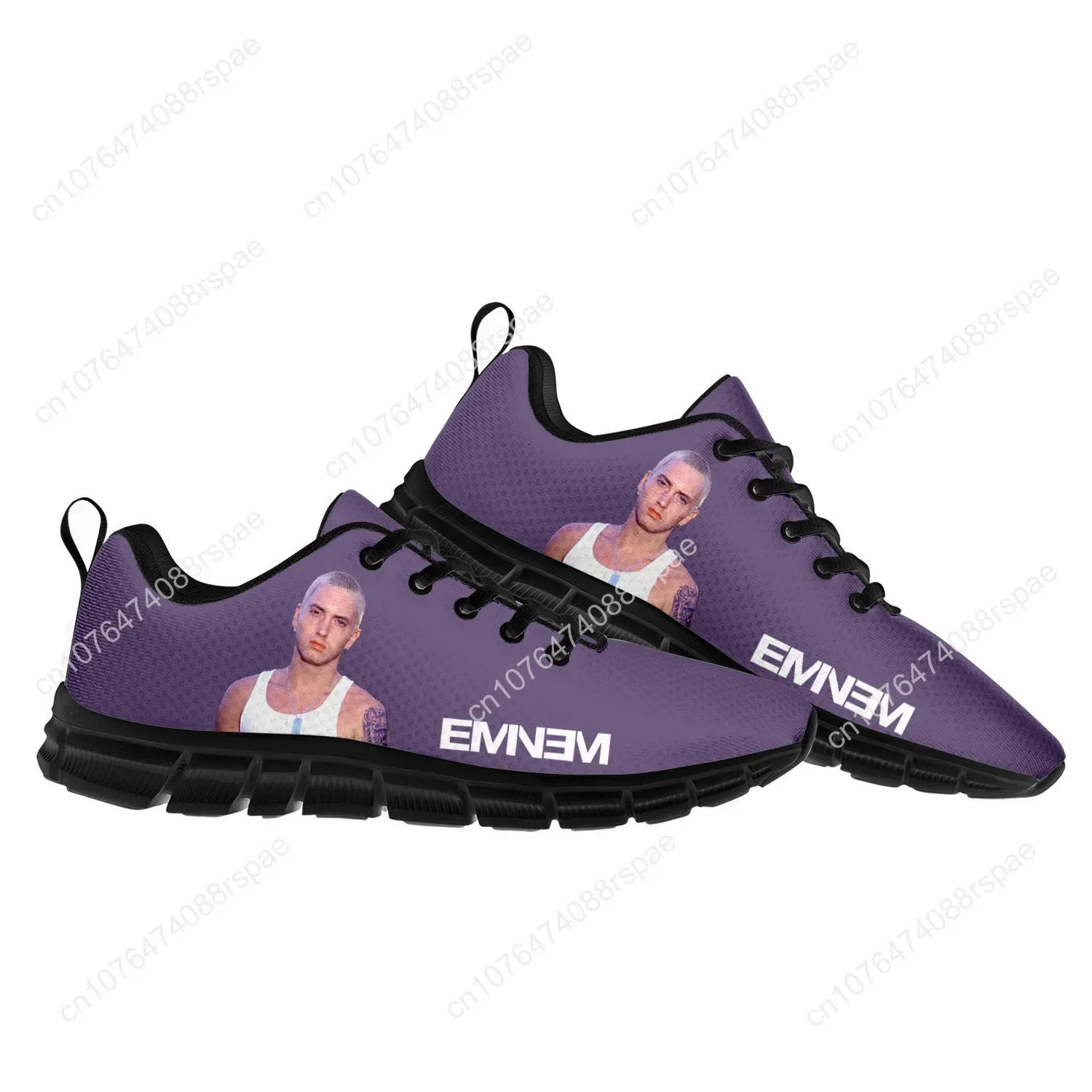 Eminem Hip Hop Rapper Music Popular Sports Shoes Mens Womens Teenager Sneakers Custom High Quality Couple Shoes