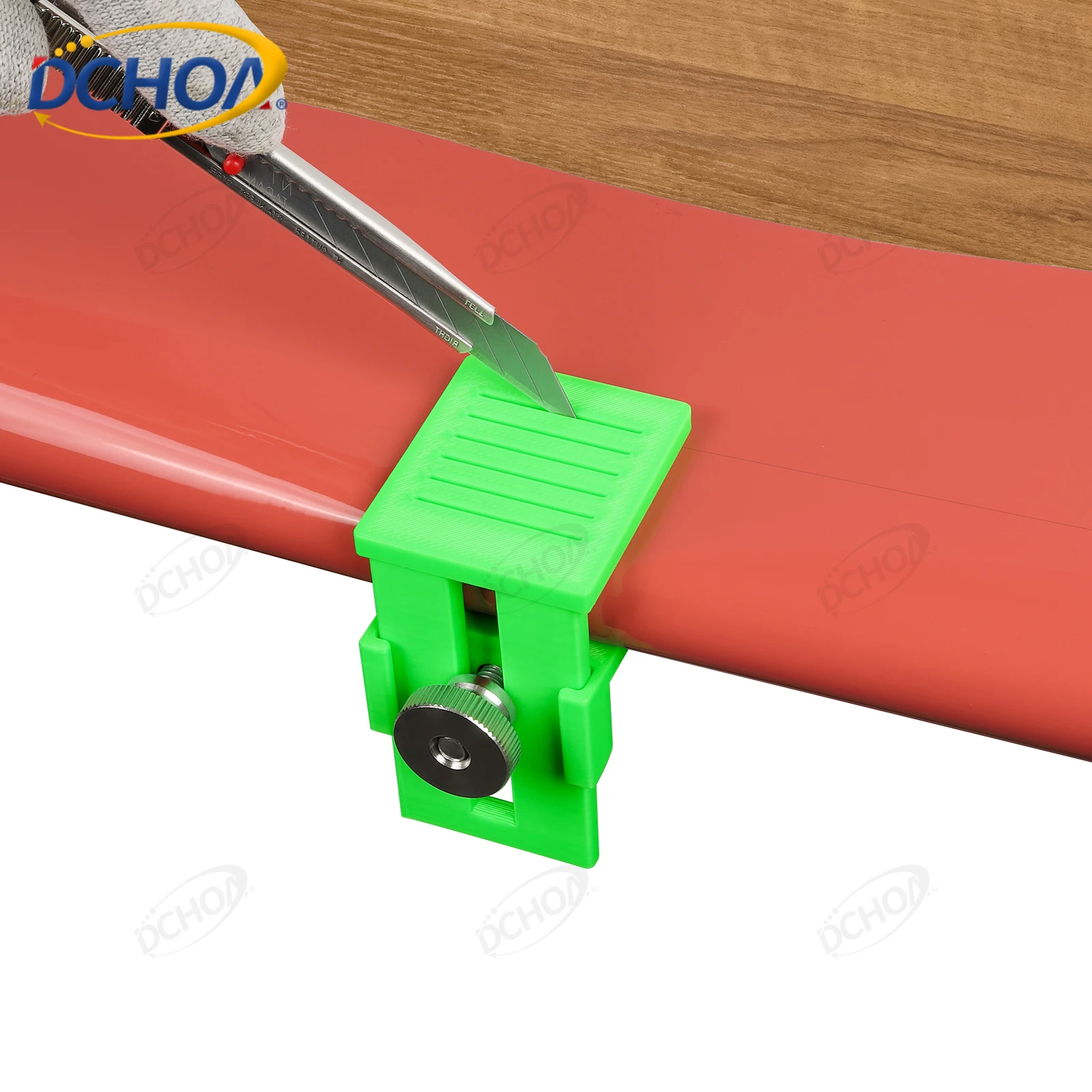 DCHOA Car Vinyl Wrap Cutting Guide Film Marker Knife Guide for Precise Edge Trimming Wrapping Installation Tool