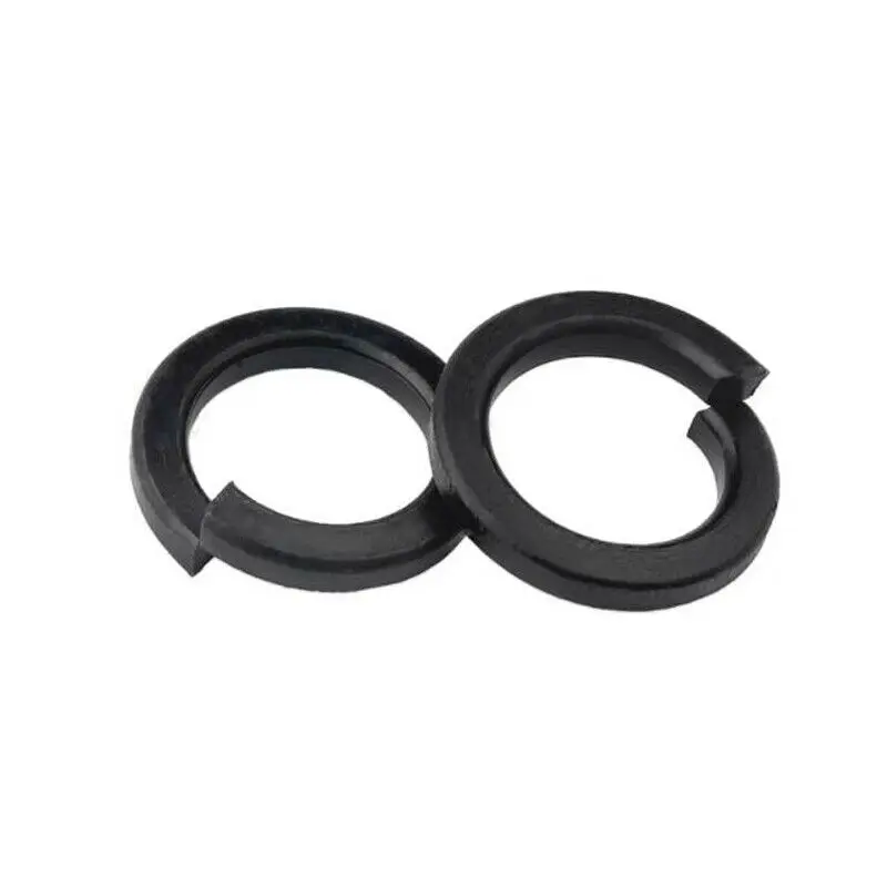 

M2 M2.5 M3 M4 M5 M6 M8 M10-M30 Black Spring Washer Coil Split Elastic Lock Gasket Grade 8.8 Carbon Steel Hardware Accessories