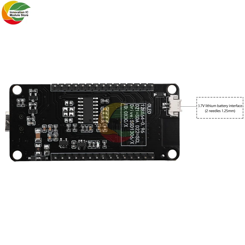 ESP32 ESP-32D WIFI Development Board Module CH340C With 0.96 OLED Screen Yellow Blue Display 30Pin