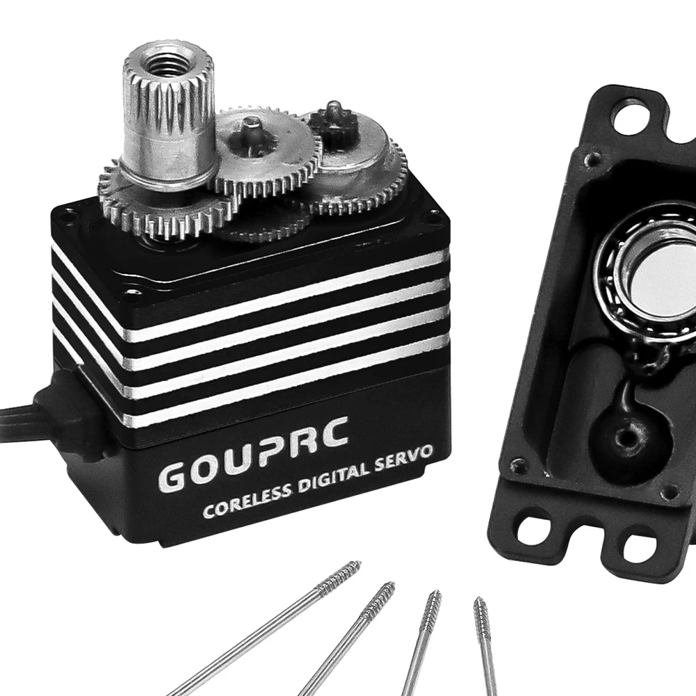 9KG Waterproof Metal Gear Servo with 25T Servo Horn Mini Servo for -4 -6 SCX10 III RC Crawler Car - view 5