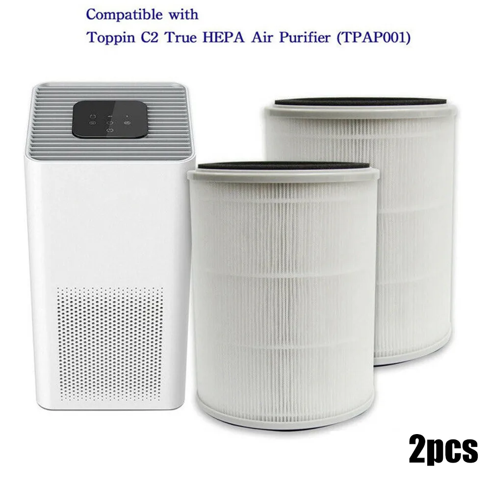 Filter Pre-Filter Bedroom Indoor Living Room 2 Pack 3-in-1 Accessories Air Fresh Air Purifiers Home Improvement