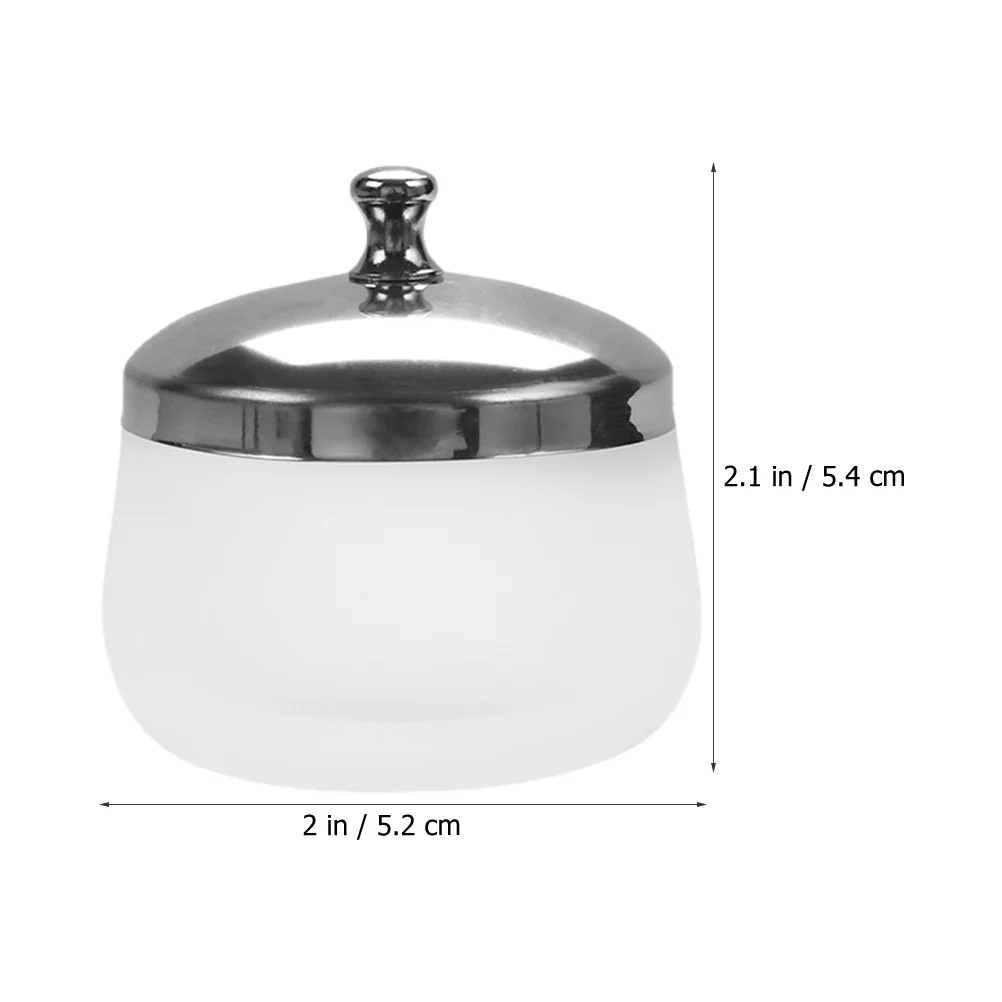 كوب مانيكير من الزجاج البلوري، وعاء فني للأظافر من الفولاذ المقاوم للصدأ لخلط السوائل الأكريليكية، تصميم احترافي