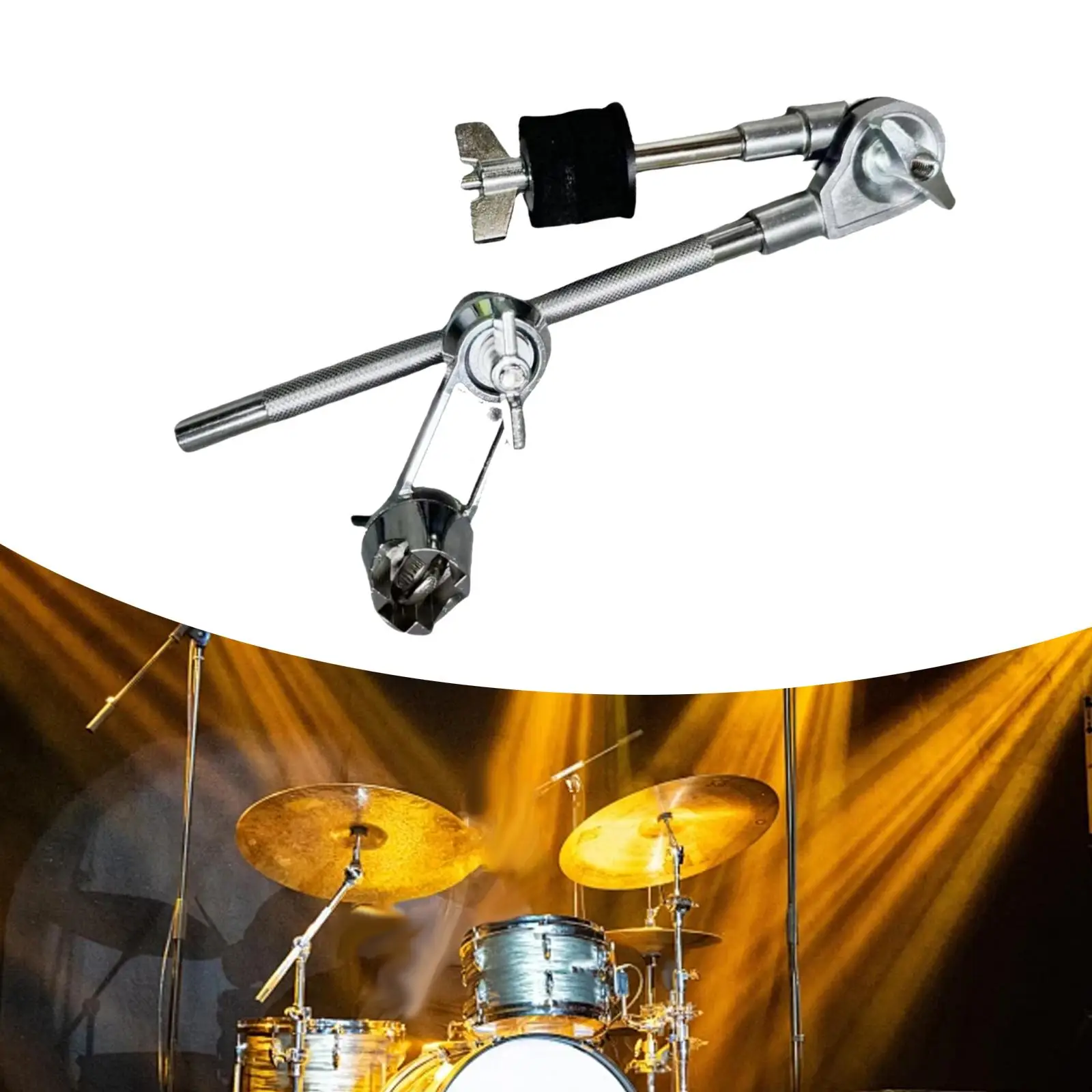 

Cymbal Arm Attachment Drum Hardware Professional Drum Accessories Cymbal Holder Drum Set Clamp for Percussion Drum Cymbal Parts