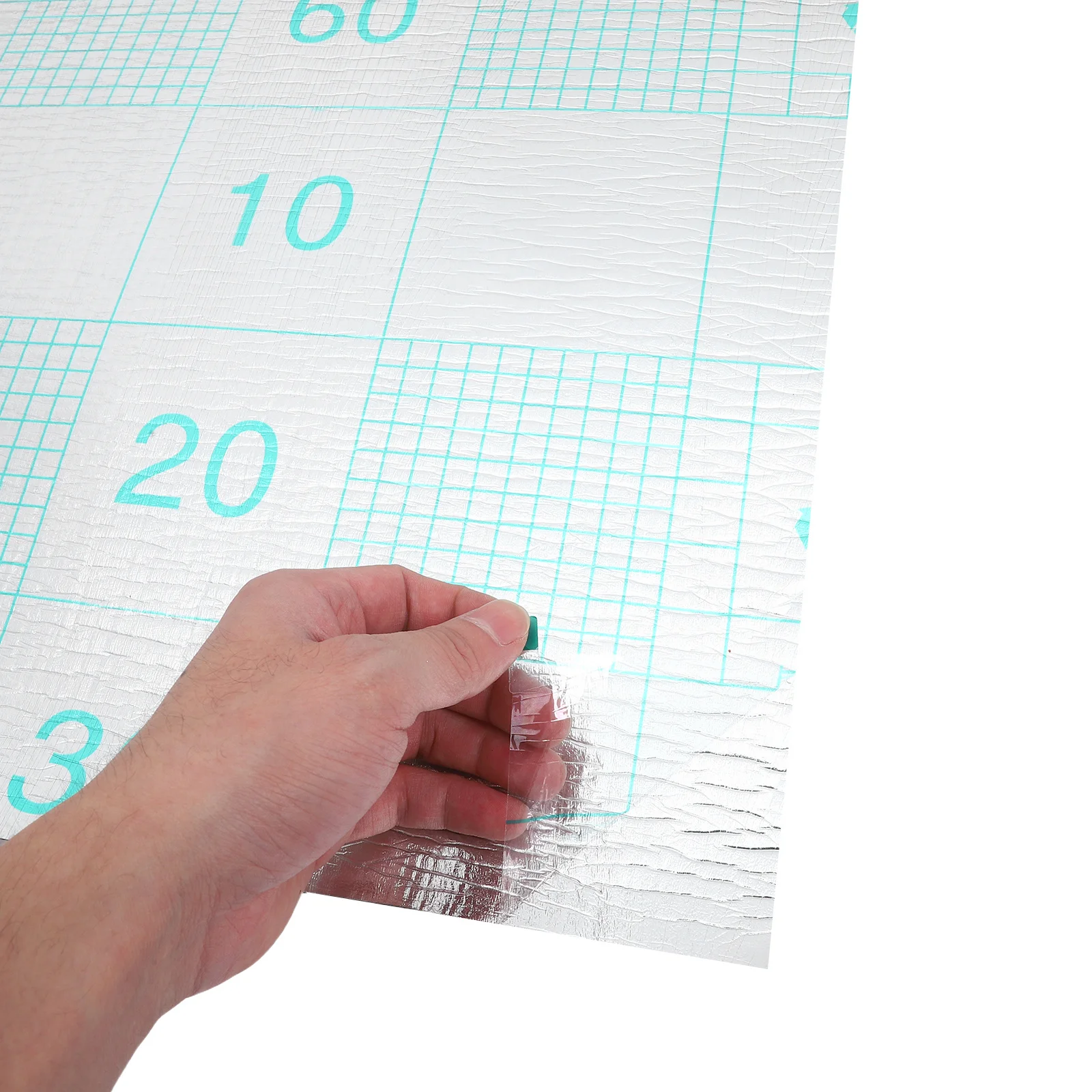 1 Roll 3x0.6m PVC Self Adhesive Floor Tiles Peel and Stick Flooring Sheets Easy Install Removable Waterproof for Kitchen