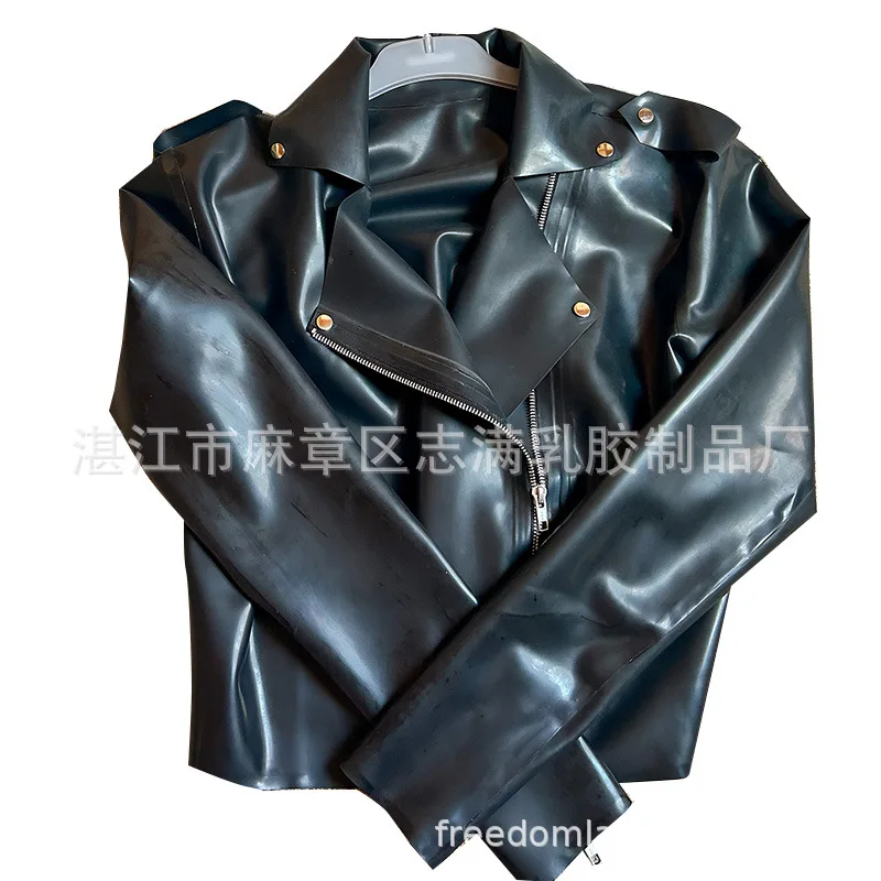 

Malaysia Imported Natural Latex Clothing Men's and Women's Latex Jacket Coat 1mm Thickness Latex Clothing Factory Wholesale