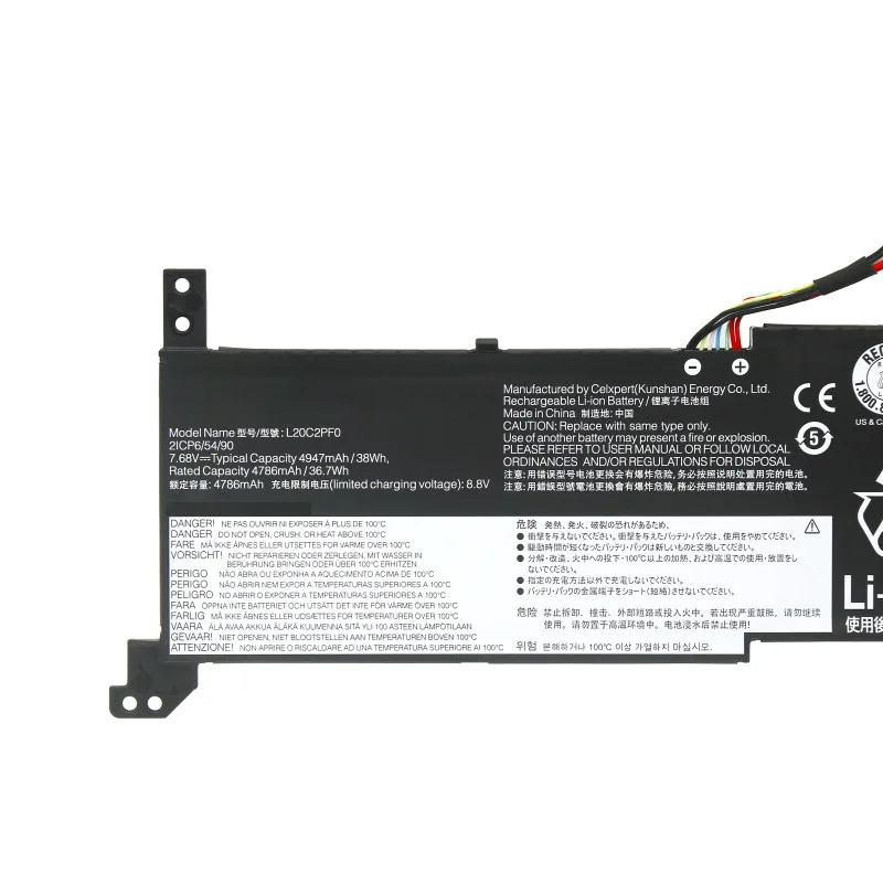 Imagem -04 - Jcljf-bateria para Lenovo Ideapad Novo L20l2pf0 L20c2pf0 L20m2pf0 L20l3pf0 L20c3pf0 L20c6 Gen V14 V15 V17 g2 Itl