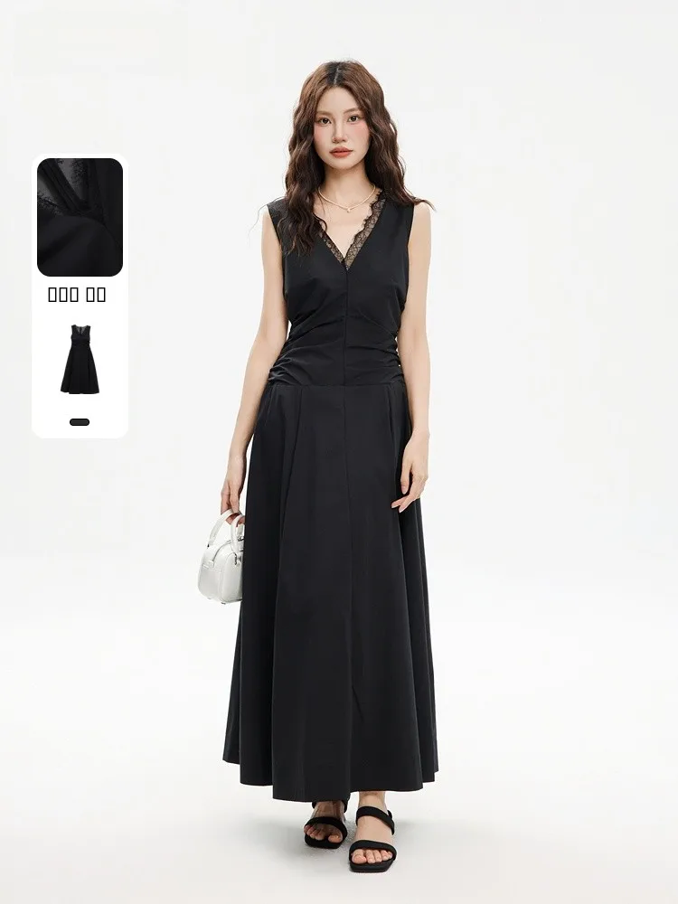 

Элегантный летний новый поступление: юбка миди А-силуэта в корейском стиле для повседневной носки