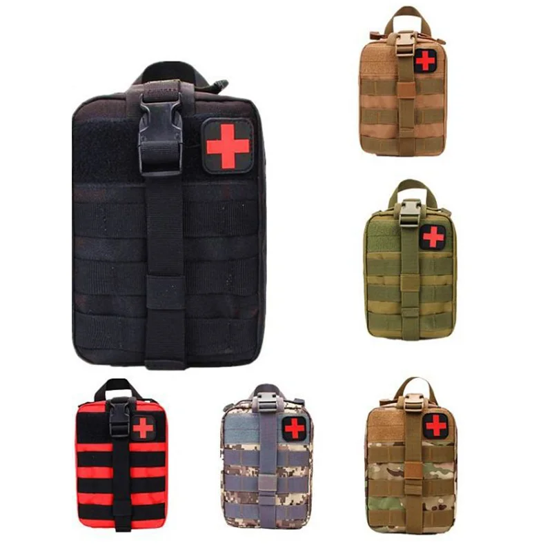 Kit de Primeiros Socorros Bag, Container de Sobrevivência, Impermeável, Oxford, Waist Pack, Outdoor Escalada, Camping Equipment, Safe Bag, Viagem