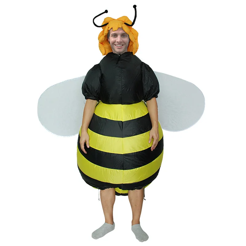 Christmas Halloween Masquerade Festival Celebration Carnival Costume Adult Cosplay Cartoon Doll World Bee Day Inflatable Costume