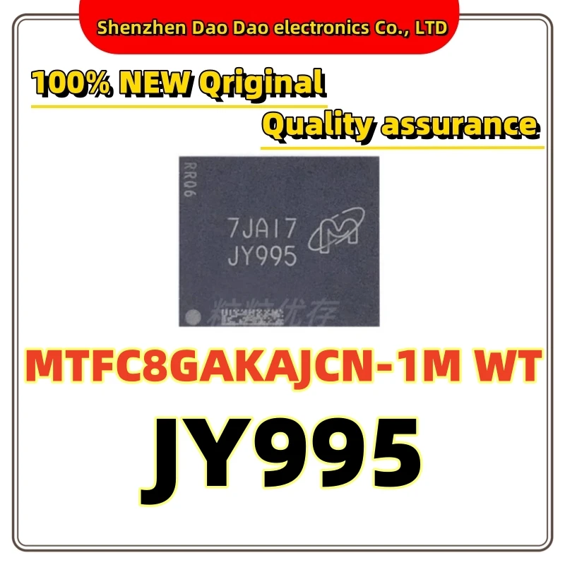 

MTFC8GAKAJCN-1M WT Silkscreen JY995 BGA153 EMMC chip 8GB memory chip new original