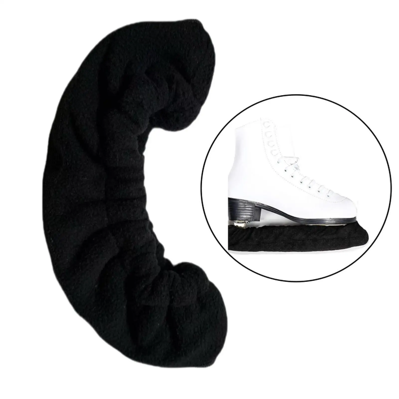 Skating Blade Cover Plush Material Soft Guard Accessory for Ice Skates and Winter Sports Equipment