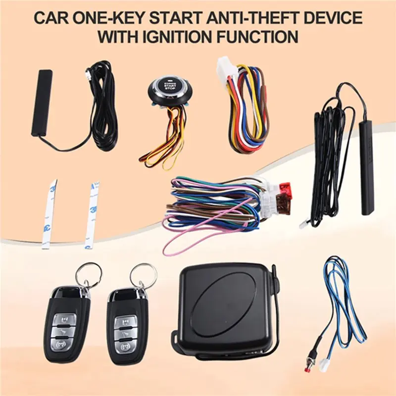 

AB96-Ignition And Extinguishment Car Automatic Fortification One-Click Start Device Remote Control