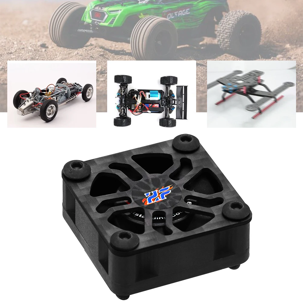 30mm RC 냉각 팬, 카본 파이버 커버 포함, RC 자동차 ESC 냉각 팬 28000RPM, 540/550/F540/3650/3660 모터 1/8 1/10 자동차용