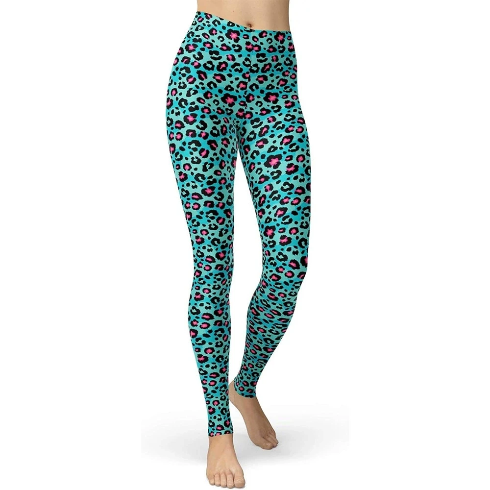 Leopard Sport Leggings Women 3D Printing Tights Yoga Pants Gym Leggin Ladies Seamless Leggins for Female Leginsy Sexy Legins