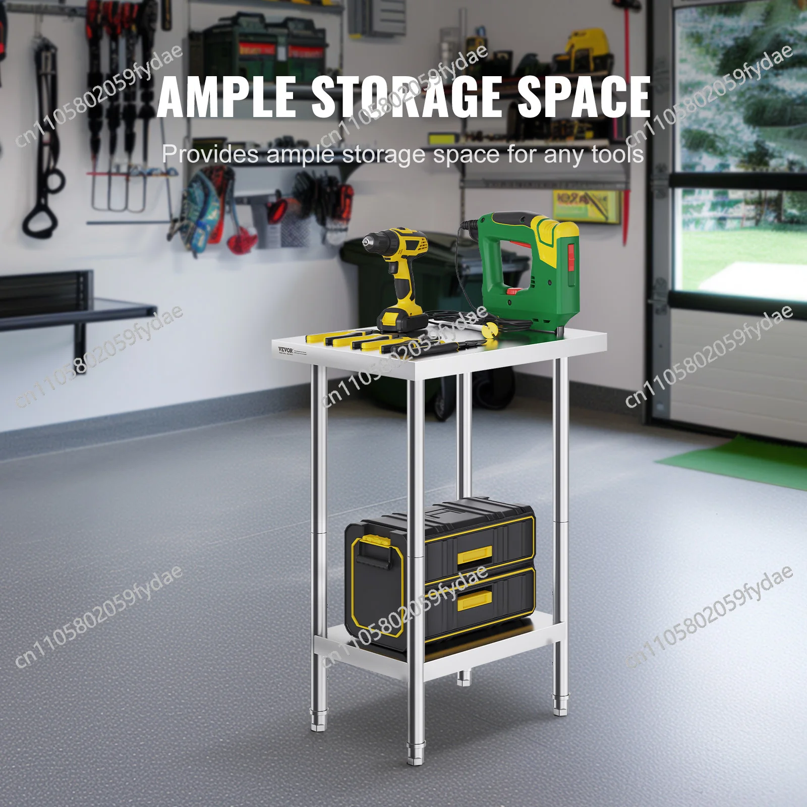 For Stainless Steel Prep Table - Commercial Kitchen Prep Table With Storage recension och pris