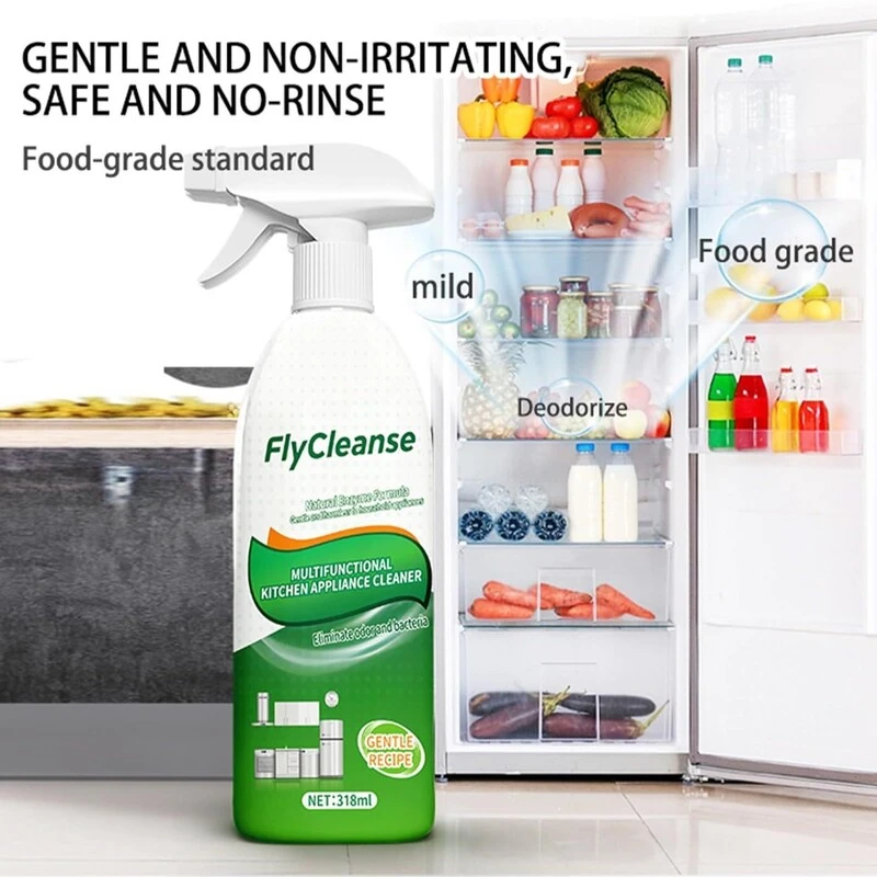 Household Mild Kitchen Degreaser Deep Clean Oil Stains Grime On Kitchen Equipment Long Lasting Glossy Surface Cleaning Liquid