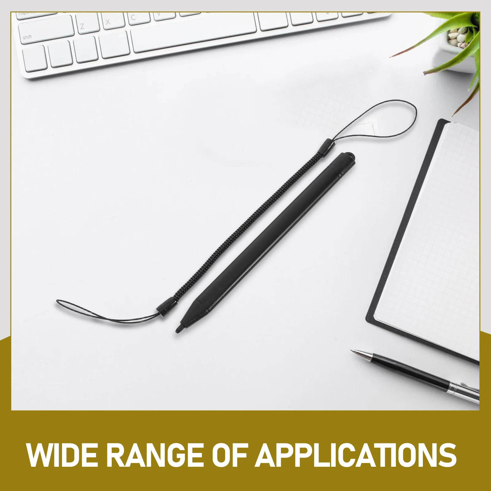 5 مجموعات قلم شاشة مقاوم للكتابة اليدوية اللوحي البلاستيك رسم اللمس القلم الربيع حبل القلم المحمولة لكتابة LCD