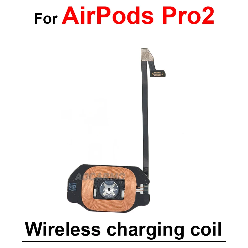 1Pcs For AirPods Pro2 3 Pro Battery Compartment Wireless Charging Coil Module Flex Cable Repair Part