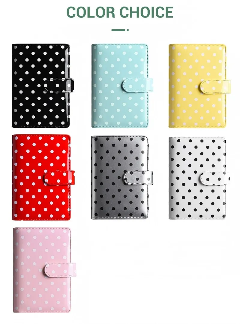 Nuovo raccoglitore per notebook in pelle PU A6 raccoglitore economico ricaricabile a 6 anelli per carta di riempimento A6, copertina raccoglitore per agenda personale a fogli mobili