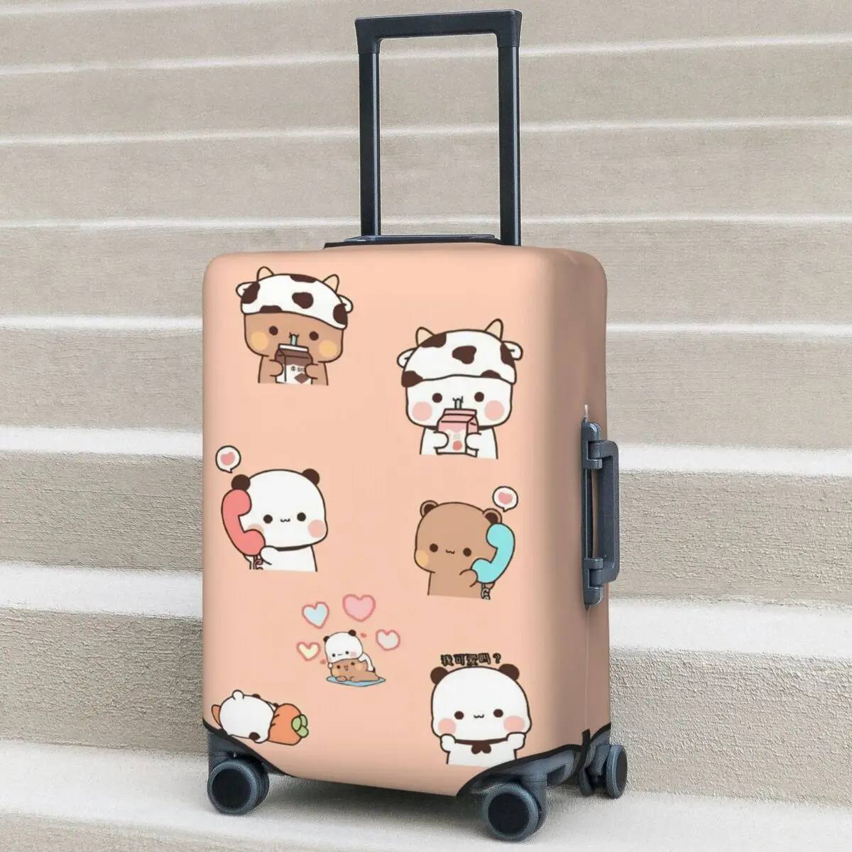 

Чехол для чемодана Kawaii Bear Bubu Dudu: практичный защитный аксессуар для путешествий и отпуска