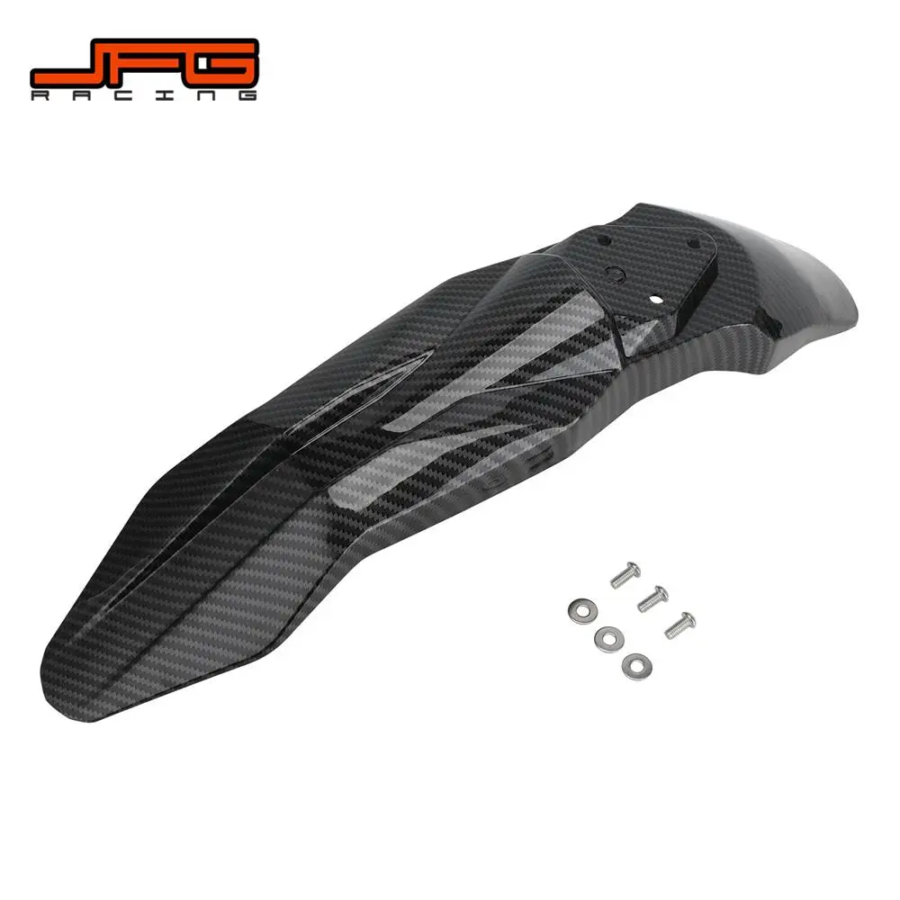 Motorcycle Accessories Front Fender Mudguard Carbon Fiber Pattern For Talaria Sting X3 MX3 MX4 Enduro Motocross Plastic Parts