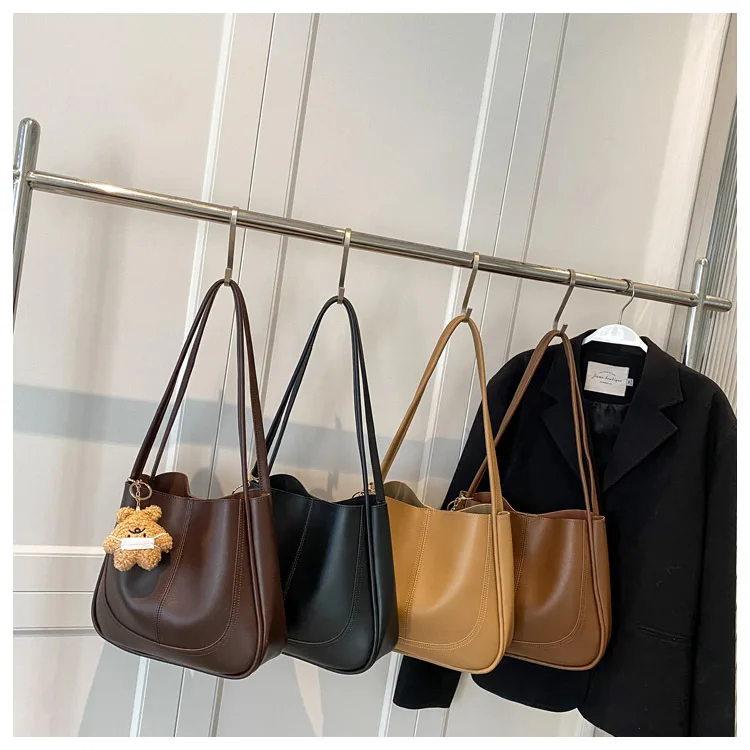 High-End Texture Large Capaci Bag 2024 Autumn and Winter New Women's Bag Fashion Commuter Shoulder Bag Handbags for Women СумкаH