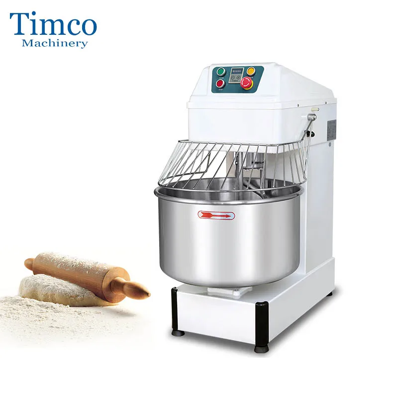 

TIMCO Commercial Spiral Dough Mixer 20/30/40/50/0/80/100L Bread Flour Kneading Machine Bakery Equipments