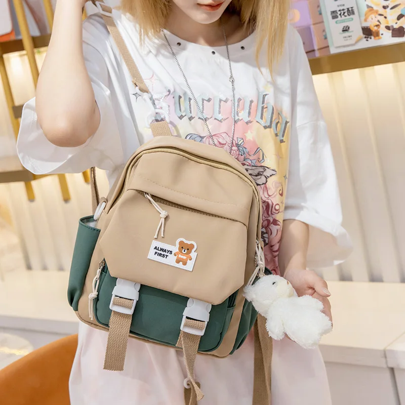 

Fashion Kawaii Mini Backpack Women Shoulder Bag for Teenage Girls Multi-Function Small Bagpack Ladies Travle School Backpacks