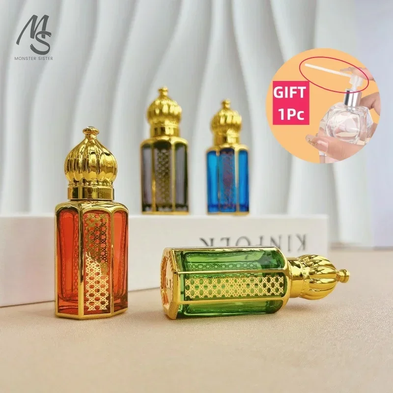 

12ml Roller Perfume Bottle Electroplated Color Essential Oil Mosquito Repellent Massage Oil Split Bottle Cosmetic Containers