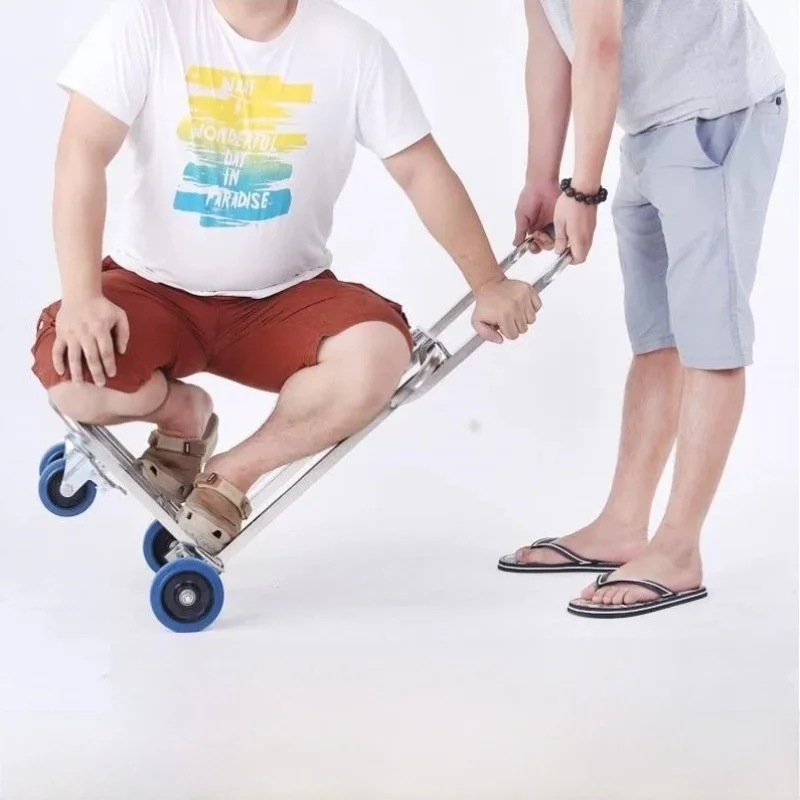 large-stainless-steel-portable-hand-pulled-shopping-cart-quiet-hand-push-cart-foldable-vegetable-buying-cart-from-mainland-china