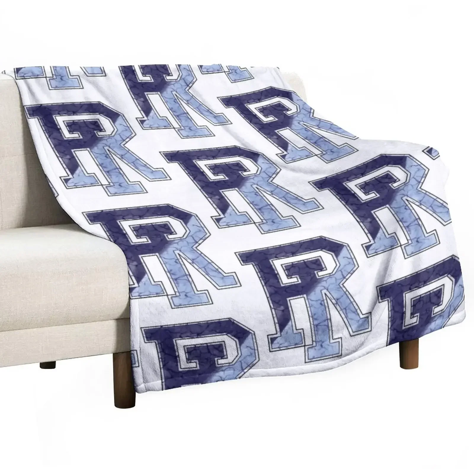 

RHODY RAMS Marbled URI Throw Blanket Cute Luxury cosplay anime Blankets