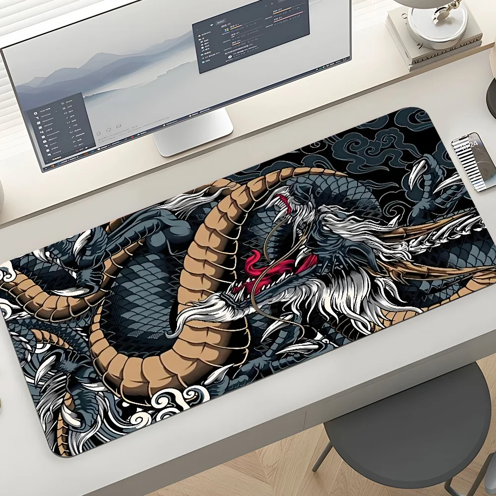 

Japanese Dragon Large Gaming Mousepad New Arrivals Large Gaming Mousepad L XL XXL Gamer Mouse Pad Size For Keyboards Mat