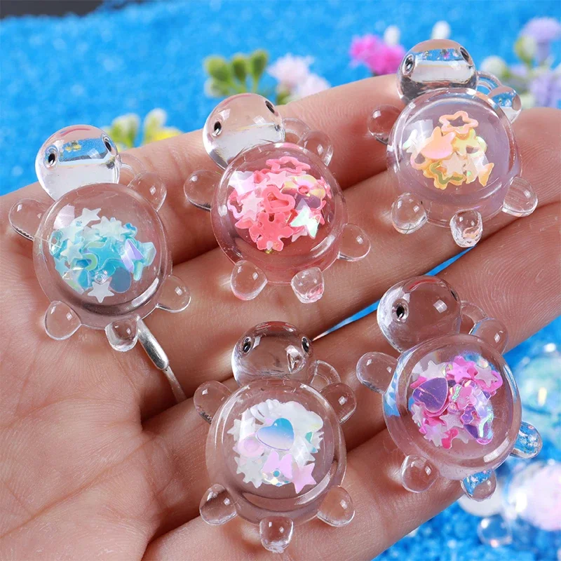 Glow In The Dark Turtle Blind Bag Colorful Turtle Decoration Miniature Ornaments For Indoor And Outdoor Home And Garden