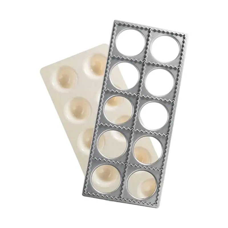 SOFT-Ravioli Mold With XL 2.5 Inch Squares Authentic Italian Tray For Homemade Pasta
