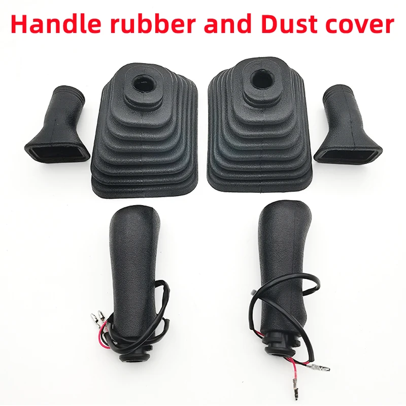 For KOMATSU PC200/210/220/360-6-7-8 Joystick dust cover horn weightlifting handlerubper set high-quality excavator accessories