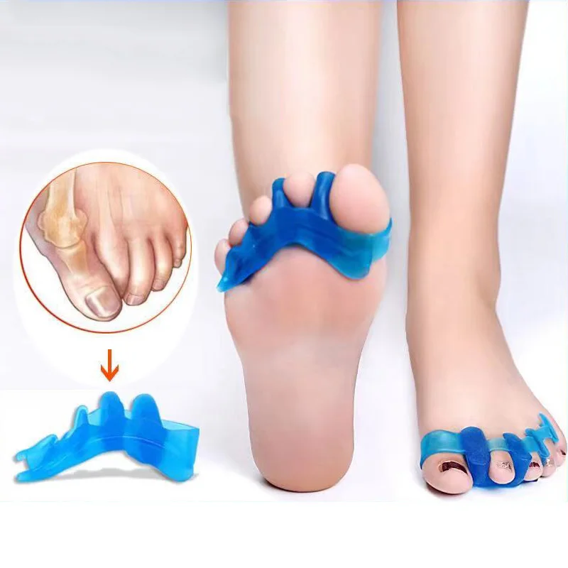 Silicone Gel Thumb Corrector Bunion Foot Toe Hallux Valgus Protector Separator Finger Straightener Adjuster Foot Care Tools