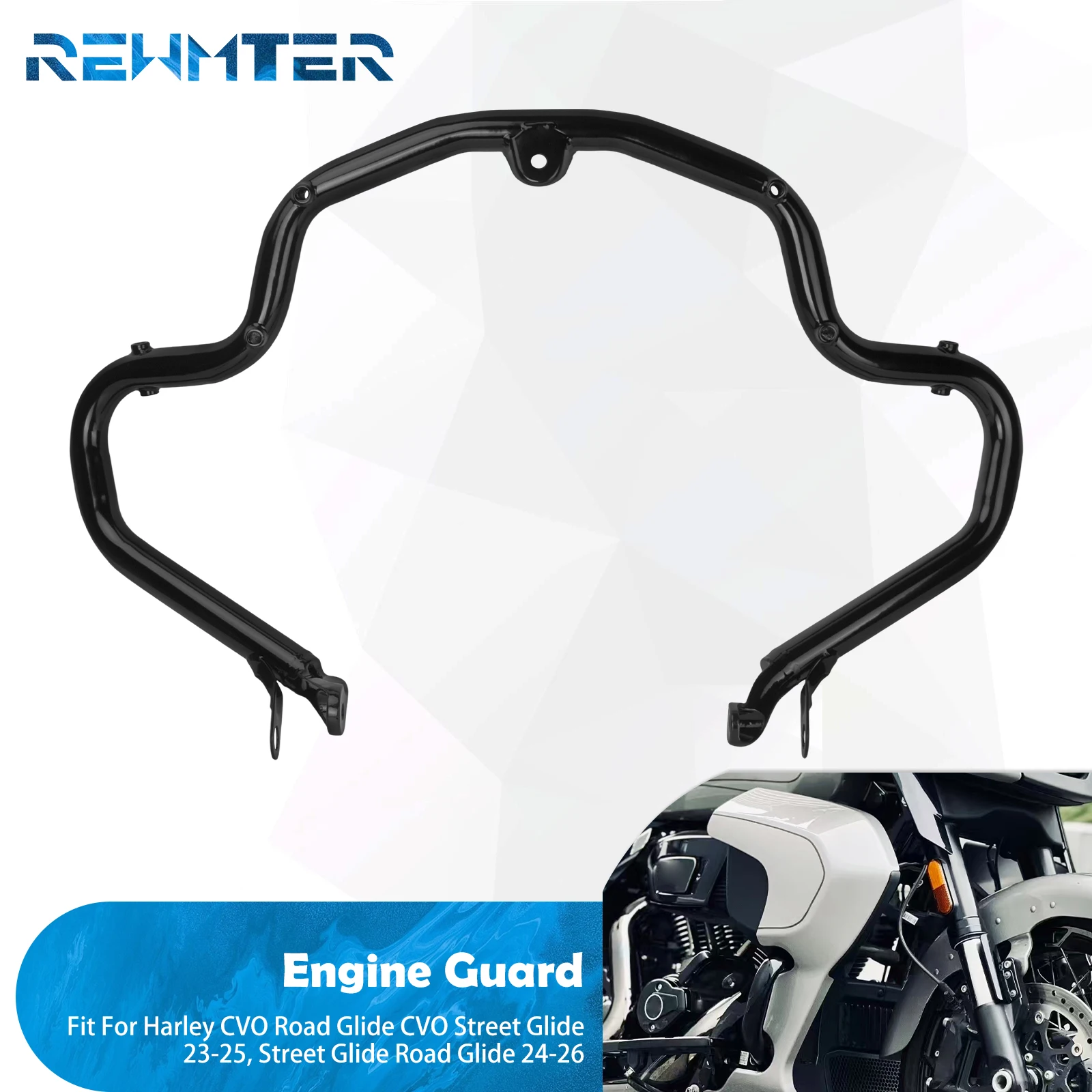Motorcycle Fairing Lowers Engine Guard Highway Crash Bar Falling Bumper Protection For Harley Touring FLTRXSE 2023-Up FLHX 24-Up