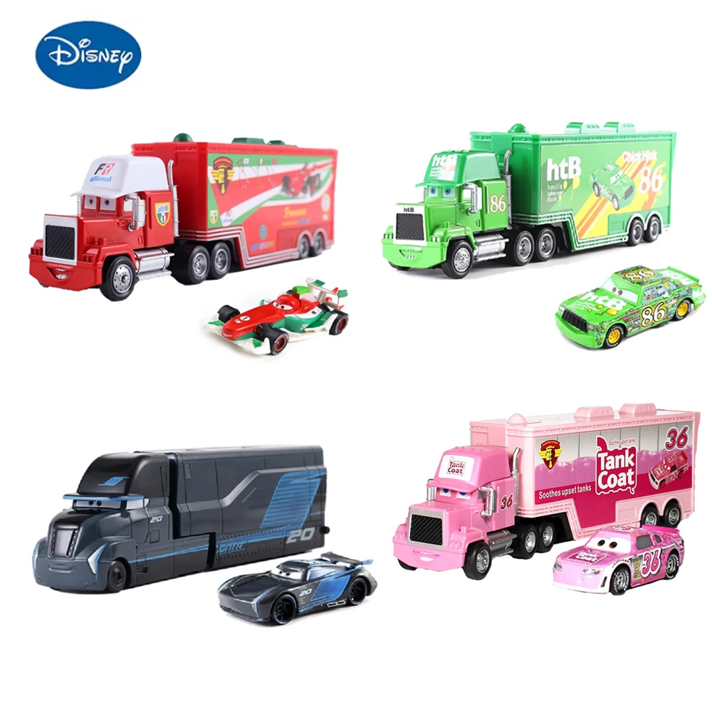 سيارات 2 ديزني بيكسار سيارات 3 لعبة سباق البرق ماكوين جاكسون ستورم تشيك هيكس ماك شاحنة مجموعة يموت نموذج معدني هدية طفل