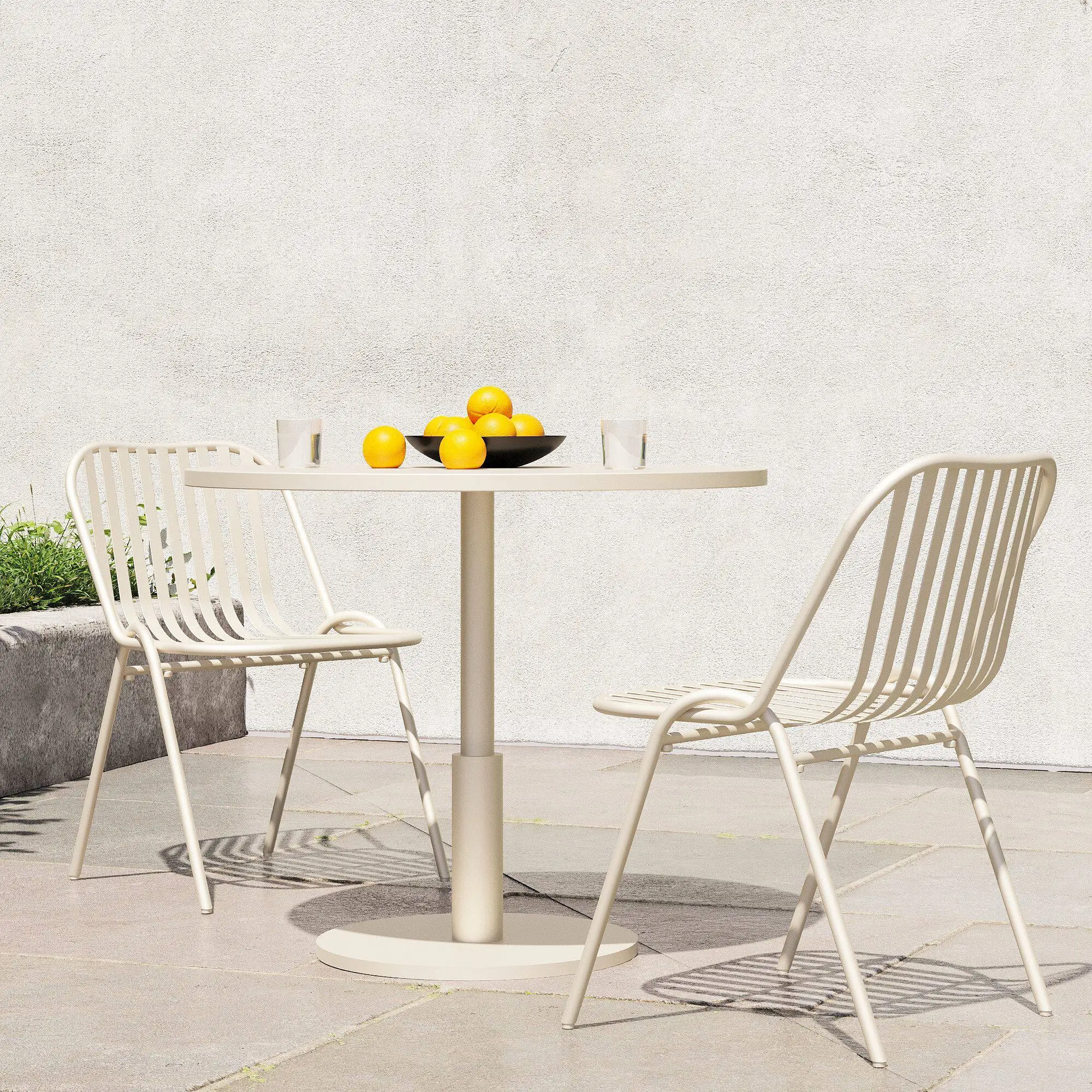 Leisure combination courtyard simple set wrought iron outdoor modern tables and chairs extremely silent tables and chairs waterp