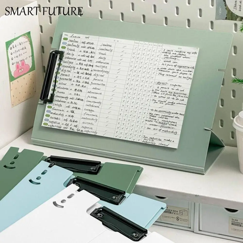 

Briefcases Writing Pad Stand File Folder Clipboard Folding A4 Board Clip Folder Portable Document Paper Display Stand Shelf