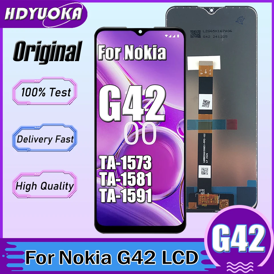 E-YIIVIIL Nieuw vervangend display compatibel met Nokia 5.3 TA-1234 TA