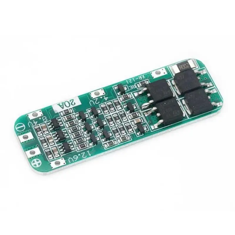 Reliable 3S 20A Lithium Ion Battery Protection Board 18650 Charging Module Over-discharge Prevent for DIY E-bike Power Pack