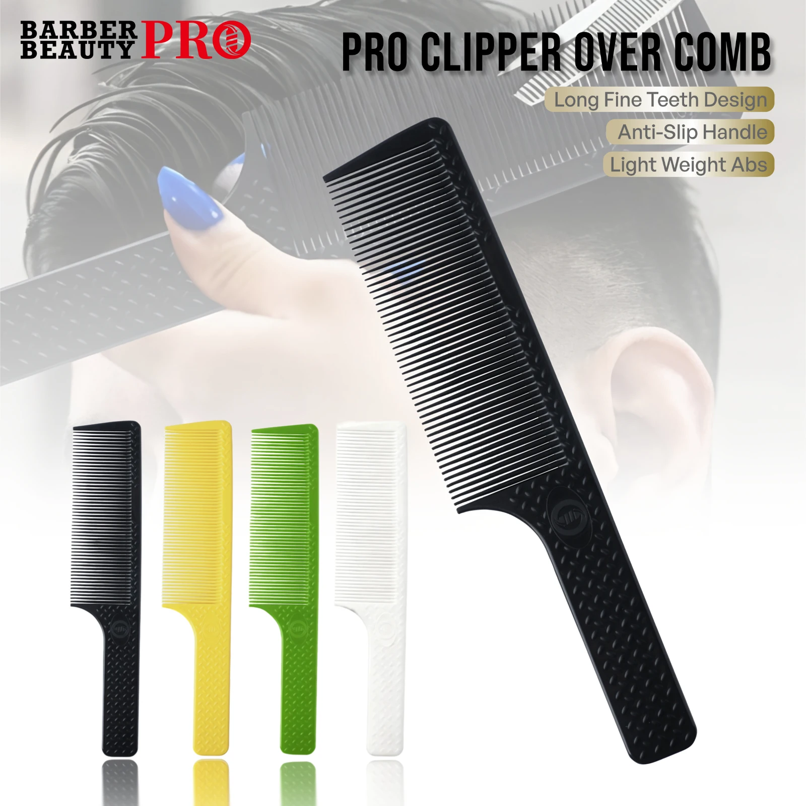 1Pcs Neue Pro Barber Friseur Clipper Kamm Hitzebeständige Flattop Haar Schneiden Kamm für Friseur Salon Schönheit Werkzeuge