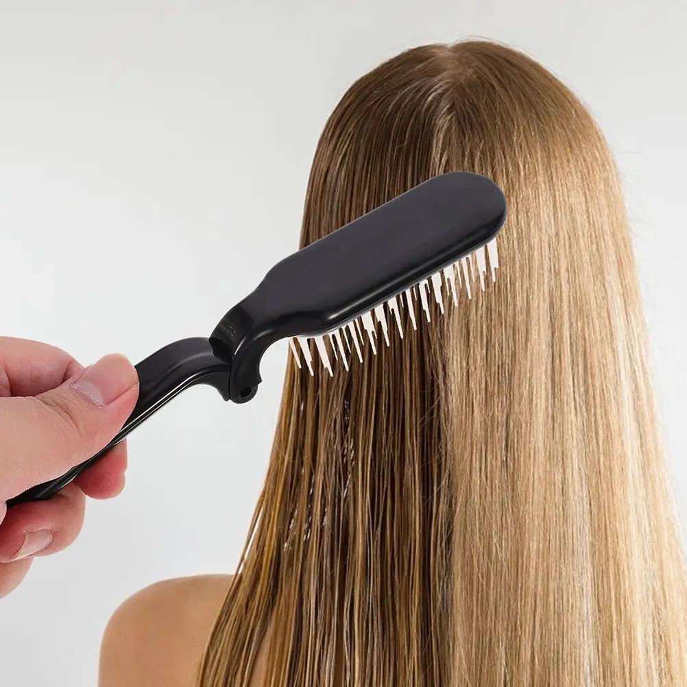 

Набор из 3 легких складных расчесок для распутывания волос для мужчин и женщин, для ежедневного ухода, путешествий и укладки в салоне