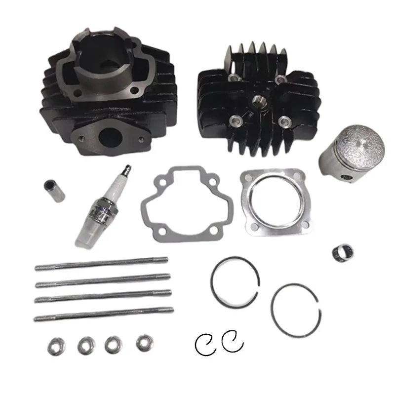 Motorcycle 40mm Head Cylinder  BIG BORE KIT Motor for YAMAHA PW50  PY50 QT50 MA50 PEEWEE50  Tri-Zinger DIRT BIK Ecylinder view 2
