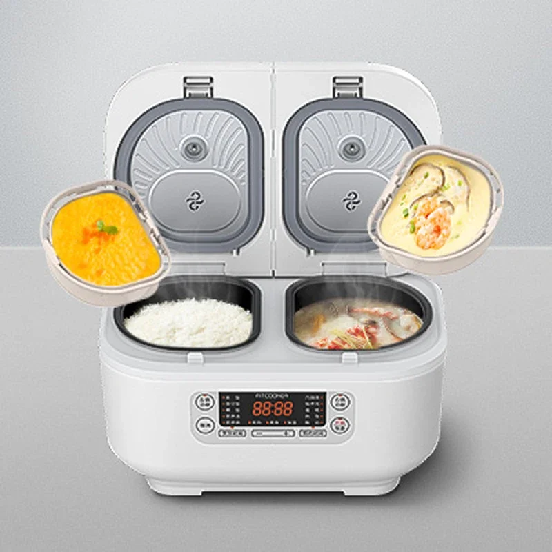 D30W1 Double 1.5L inner pot rice cooker Mini Smart Small Rice Cooker Household Multi-Function Rice Cooker 2-3 People